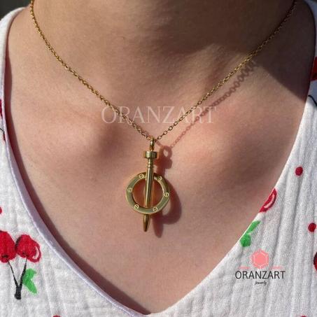 Collier Clou et Cercle Vis Luxe