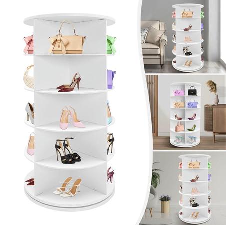 منظم يدور 360 درجة  بخمس طبقات بخشب عالي الجودة