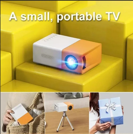 جهاز عرض مسرح منزلي محمول صغير LED Projector