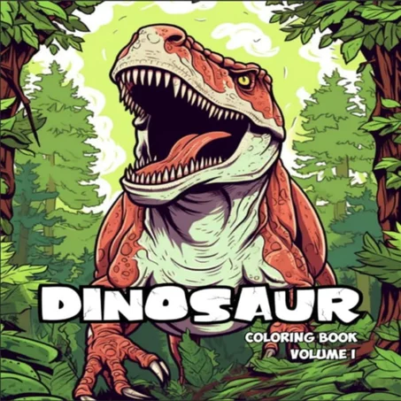Dinosaur Coloring Book 1