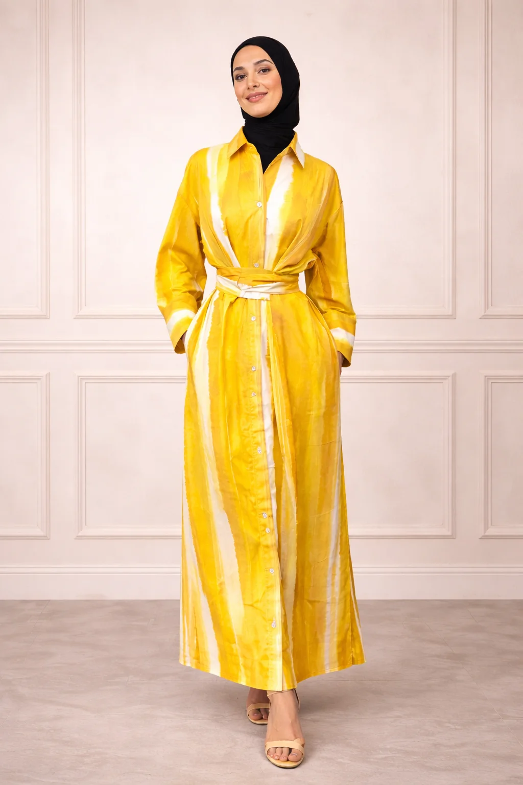 The belted garden dress