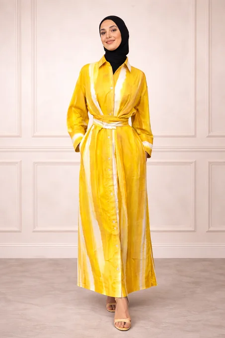 The belted garden dress