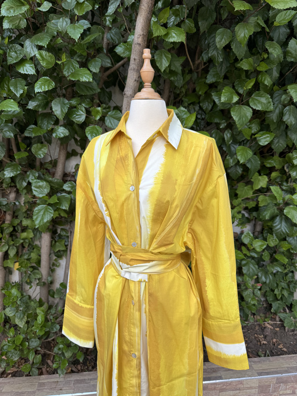 The belted garden dress