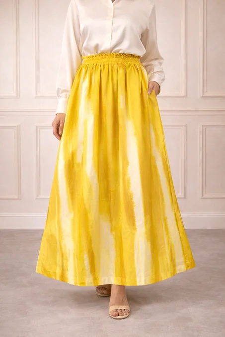 Poplin Maxi Skirt