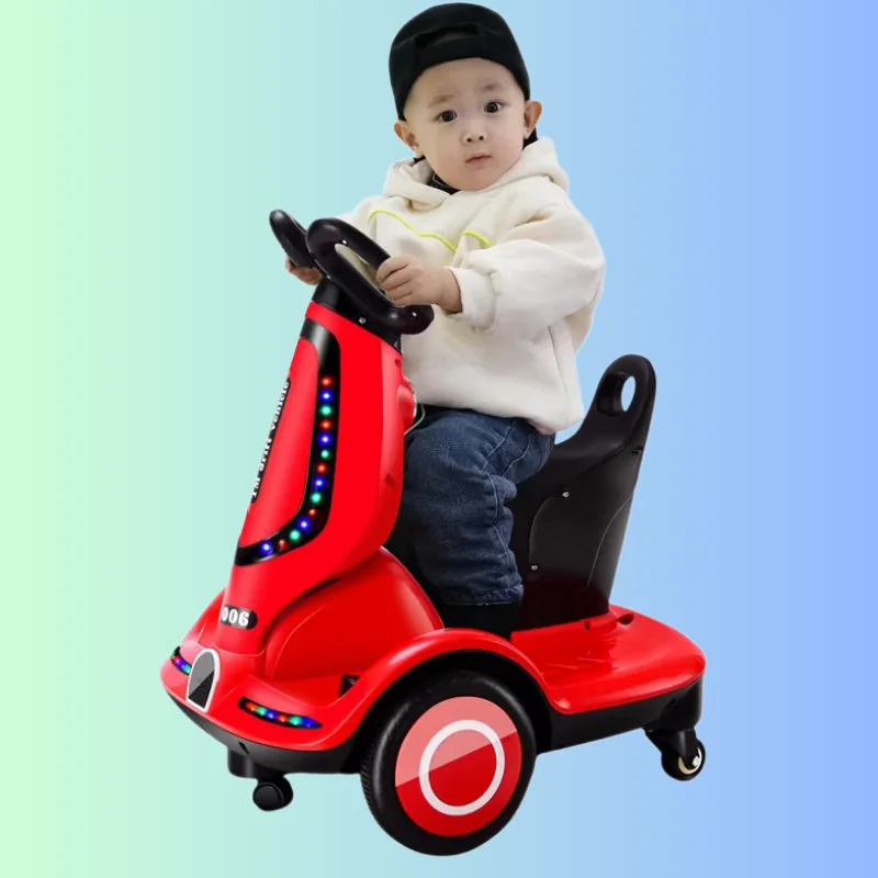 •  سيارة كهربائية للأطفال  لون  أحمر