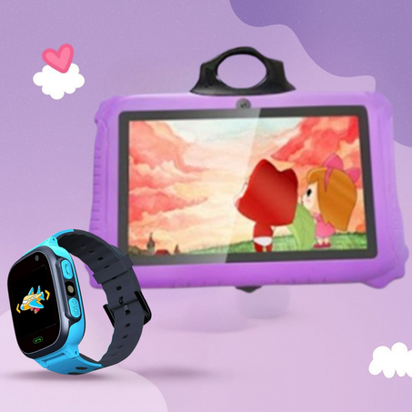 تابلت اطفال + ساعة تتبع للأطفال DENX