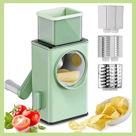 قاطعةالخضر اليدوية متعددة الاستعمالات 3 في 1