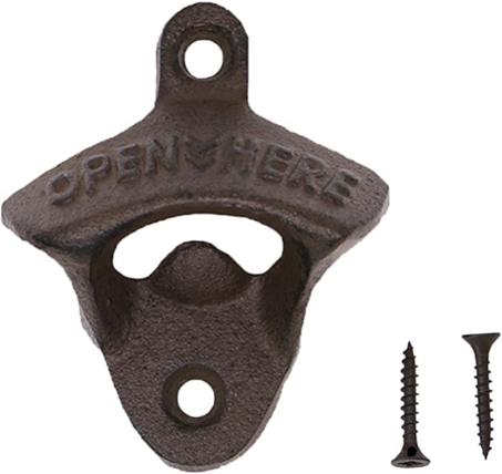 Wall Mounted Bottle Opener - vintage Beer Bottle Opener Suitable for Bars, Hotels & Homes