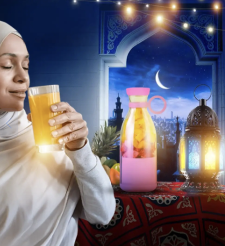 خلاط عصير كهربائي محمول