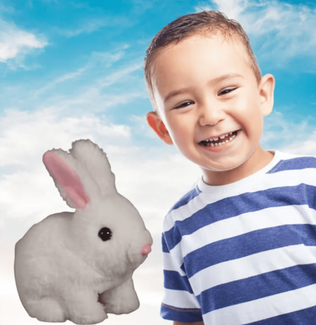 الأرنب المرح - يقفز ويمتع الأطفال بلحظات سعيدة