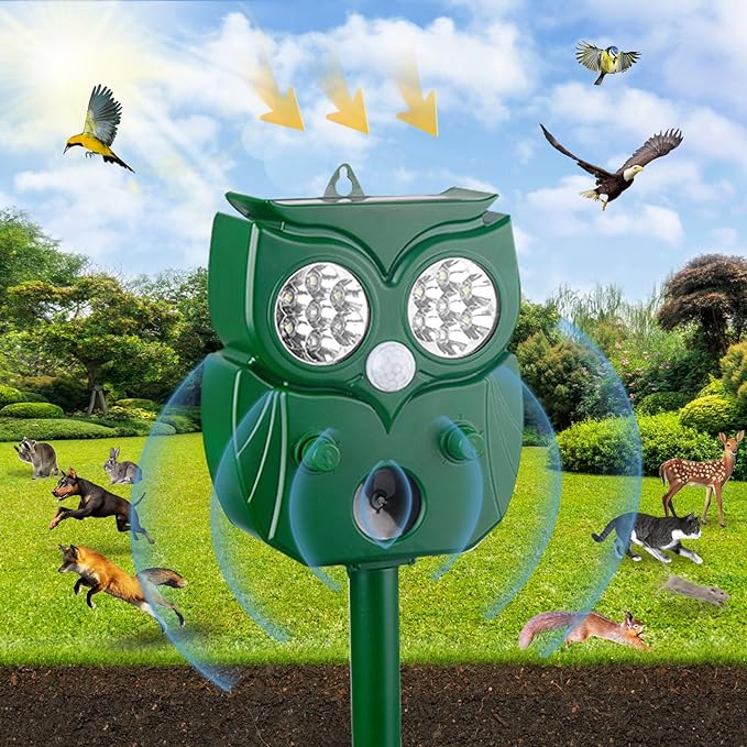 Solar Ultrasonic Owl Repeller