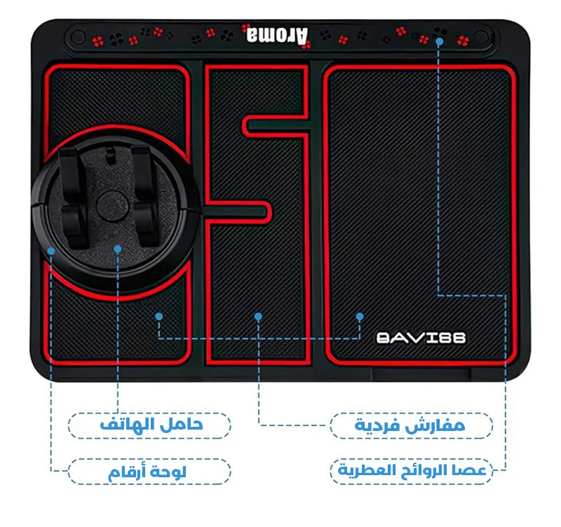 Anti-Slip Mat for Car Dashboard