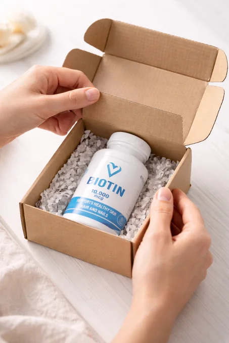 مكمل البيوتين لنمو الشعر