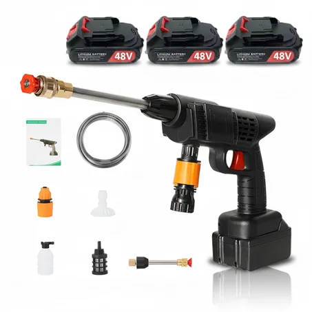 مسدس رش المياه الكهربائي المطور 48V – إصدار احترافي جديد (3 بطاريات)