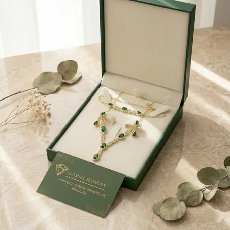 Parure Émeraude Majestueux