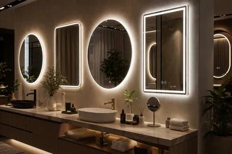 miroirs LED