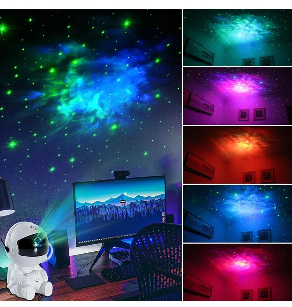 Astronaute Galaxy-Projecteur LED