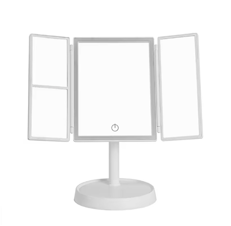 مرآة مكياج لاسلكية قابلة للطي