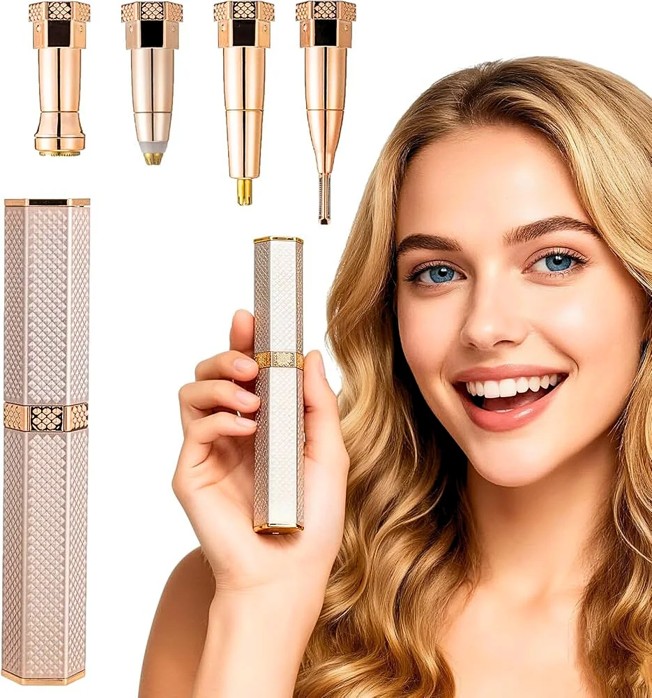 جهاز إزالة وتشذيب شعر الحواجب 4 في 1 ✨