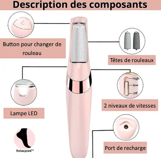 Electronic pédicure tool