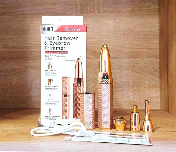 جهاز إزالة وتشذيب شعر الحواجب 4 في 1 ✨