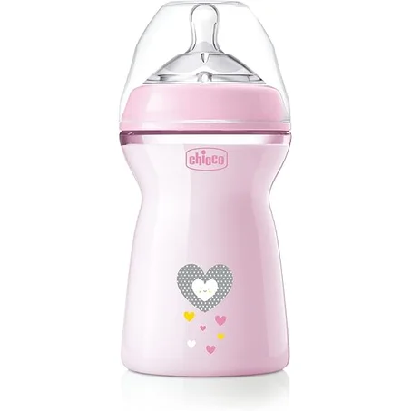 Biberon Chicco NaturalFeeling 300 ml +6m Plastique