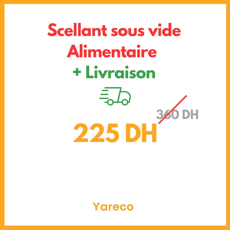 Scellant sous vide alimentaire multifonctionnel
