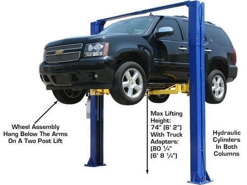 ATLAS 9KOHX 9,000 lb Overhead 2-Post Lift