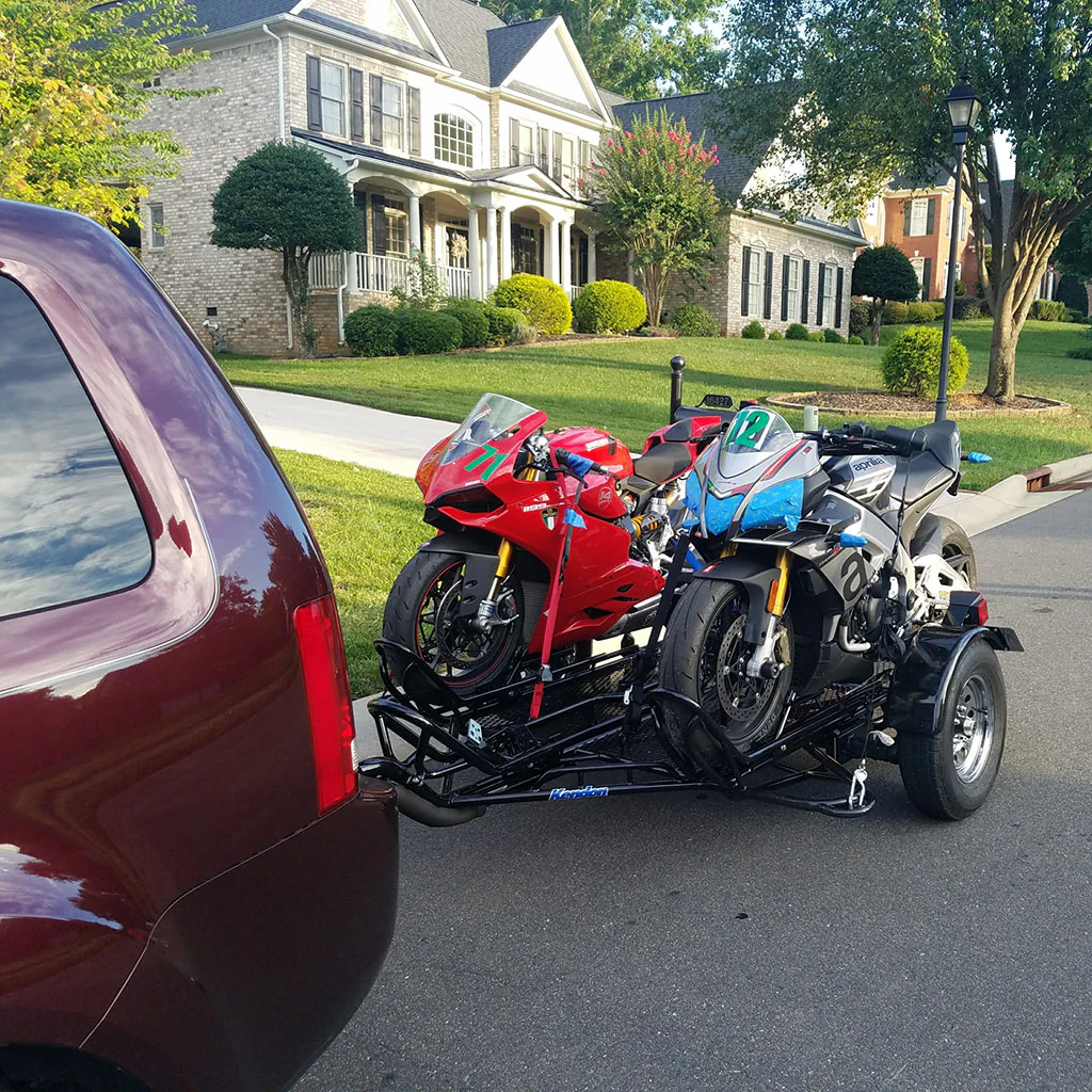 DB507 Stand-Up™ Dirt Bike Trailer, Sport Bike & Scooter Trailer