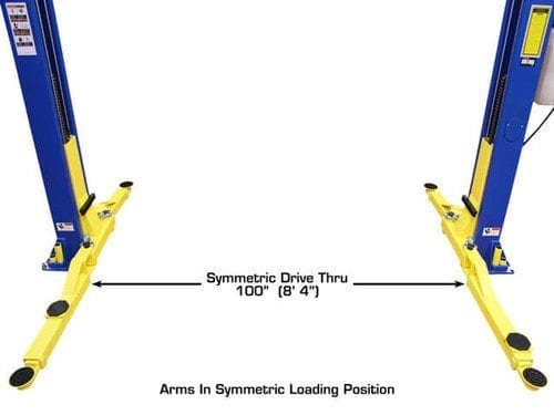 ATLAS 9KOHX 9,000 lb Overhead 2-Post Lift