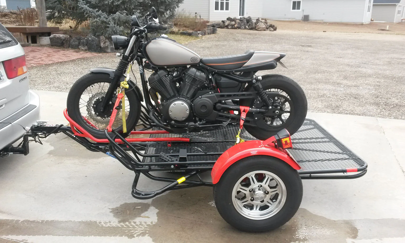 DB507 Stand-Up™ Dirt Bike Trailer, Sport Bike & Scooter Trailer