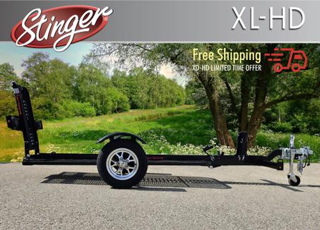 Stinger Folding Trailer XL-HD The Ultimate Single Motorcycle Trailer.