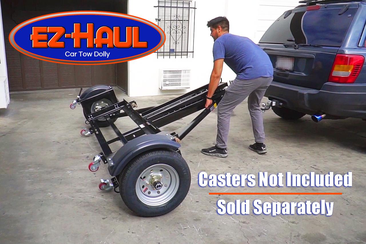 Galvanized EZ Haul Car Tow Dolly With Hydraulic Brakes