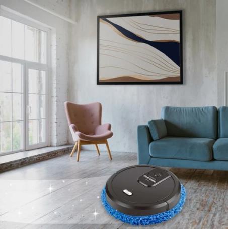 ربوت التنظيف الآلي أسود