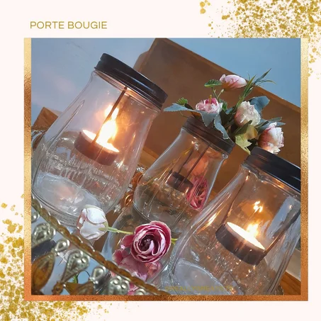 Mason Jar Candle Holder