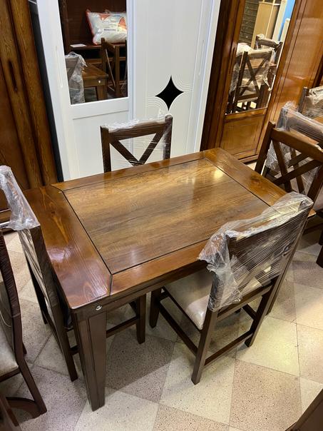 Table de salle à manger - طاولة غرفة الطعام –  خشب أحمر فاخر (جودة أولى)