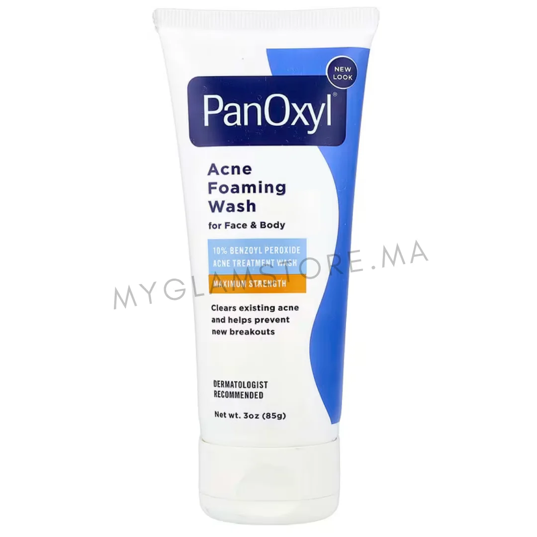 PanOxyl, Acne Foaming Wash For Face & Body, Maximum Strength, 85 g