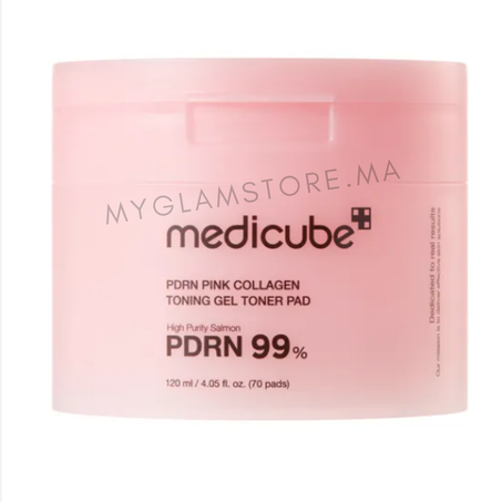 medicube - PDRN Pink Collagen Toning Gel Toner Pad - 120ml/70ea