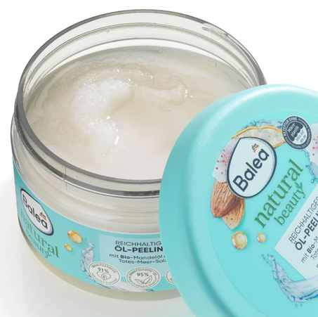 Natural Beauty Peeling à l'huile d'amande bio, 300 g