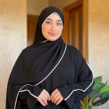 عباية + شال بنفس اللون مجانا