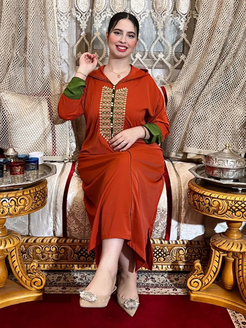 🇲🇦 جلابة مغربية تقليدية 😍