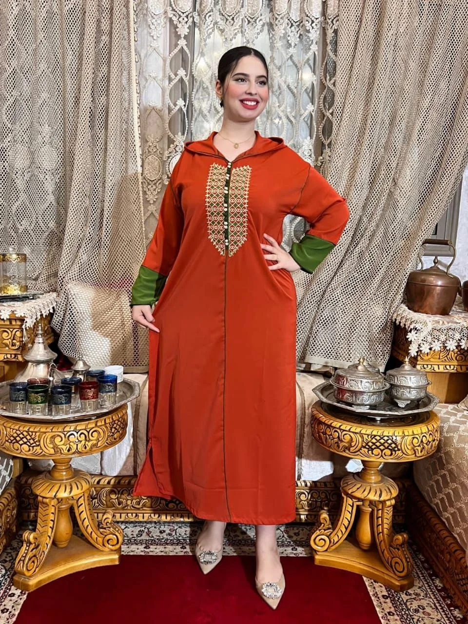 🇲🇦 جلابة مغربية تقليدية 😍