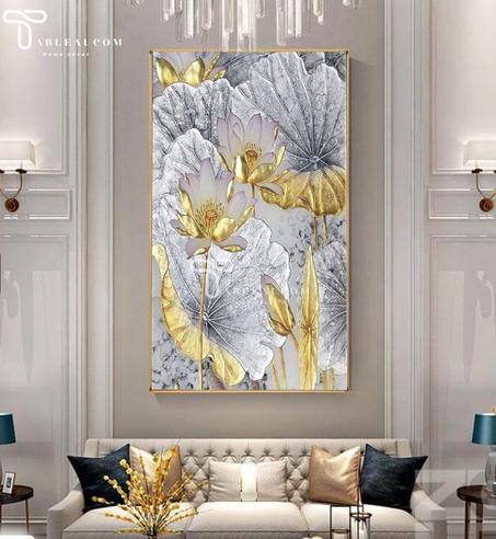 لوحة GOLD FLOWERS