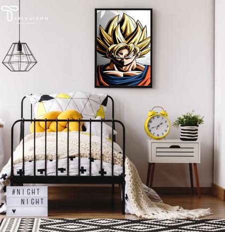 لوحة GOKU YELLOW SAYAJIN