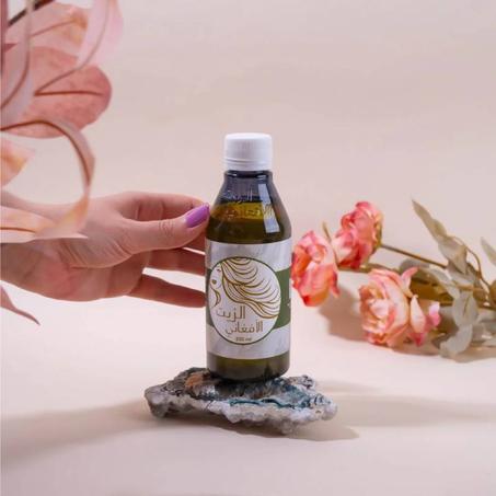 الزيت الأفغاني الأصلي لتكثيف الشعر والعناية المتكاملة Afghan Oil
