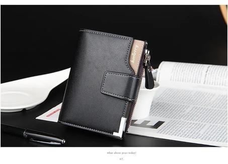 محفظة رجالية عصرية Baellerry Men Wallet - Black