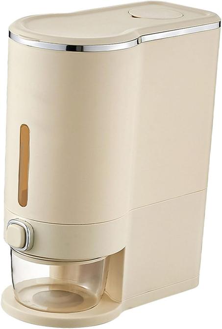 صندوق تخزين محكم للحبوب مع كوب | صندوق حبوب مقاوم للرطوبة والحرارة