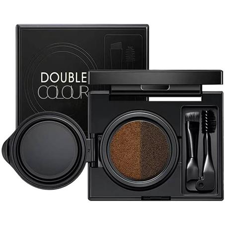 بودرة الحواجب مع فرشاة مدمجة – بودرة الحاجب ثنائية اللون! Two-tone Eyebrow Powder