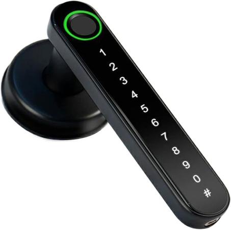 مقبض قفل باب ذكي ببصمة الإصبع للمنزل والشقة، قفل باب رقمي قفل إلكتروني