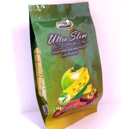 شاي التخسيس الأخضر بالتفاح الأخضر Ultra Slim Green Tea with Green Apple